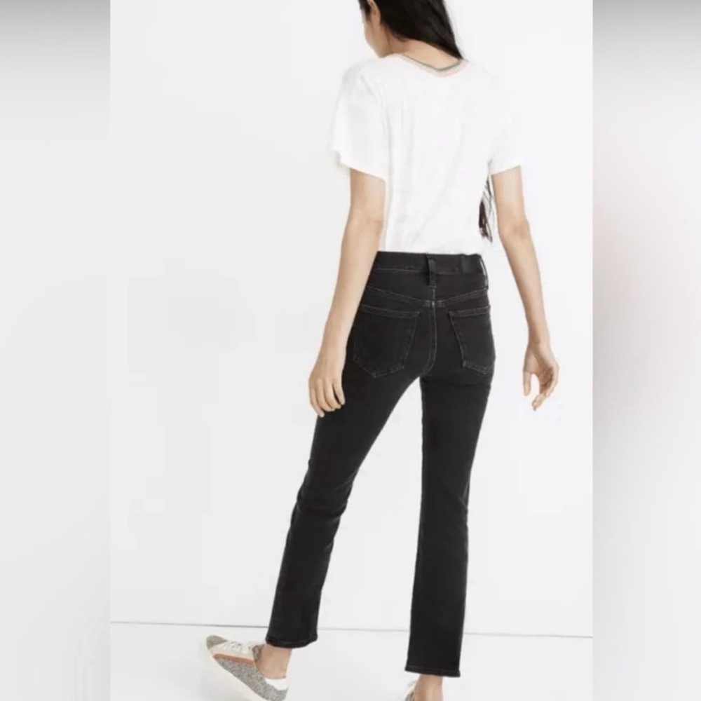 madewell cali demi-boot jeans in starkey wash